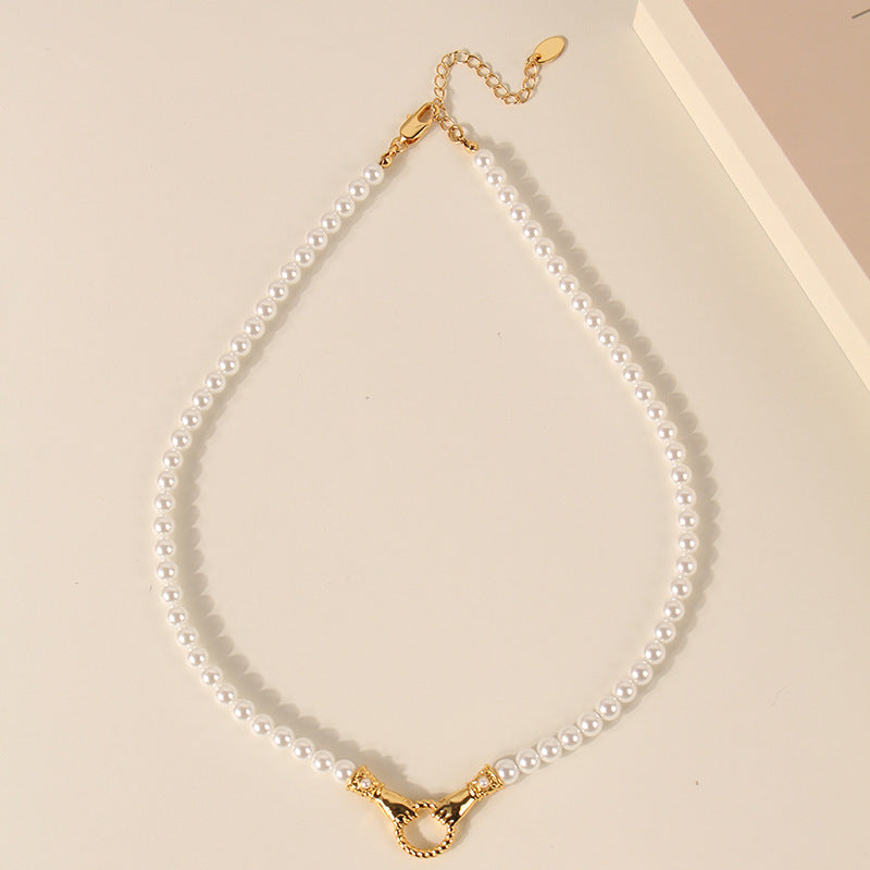 Wholesale Pearl Gold Plated Necklaces